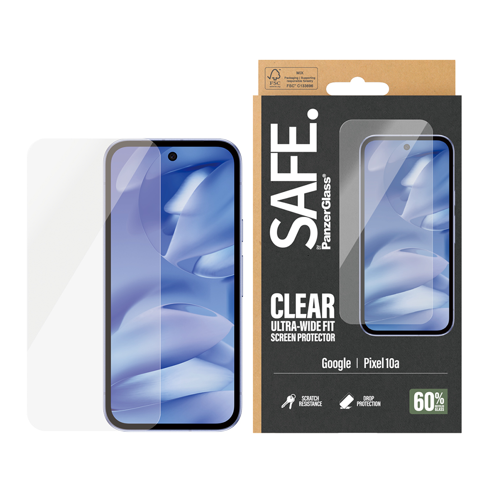 SAFE Glass for Google Pixel 10a Ultra Wide Fit
