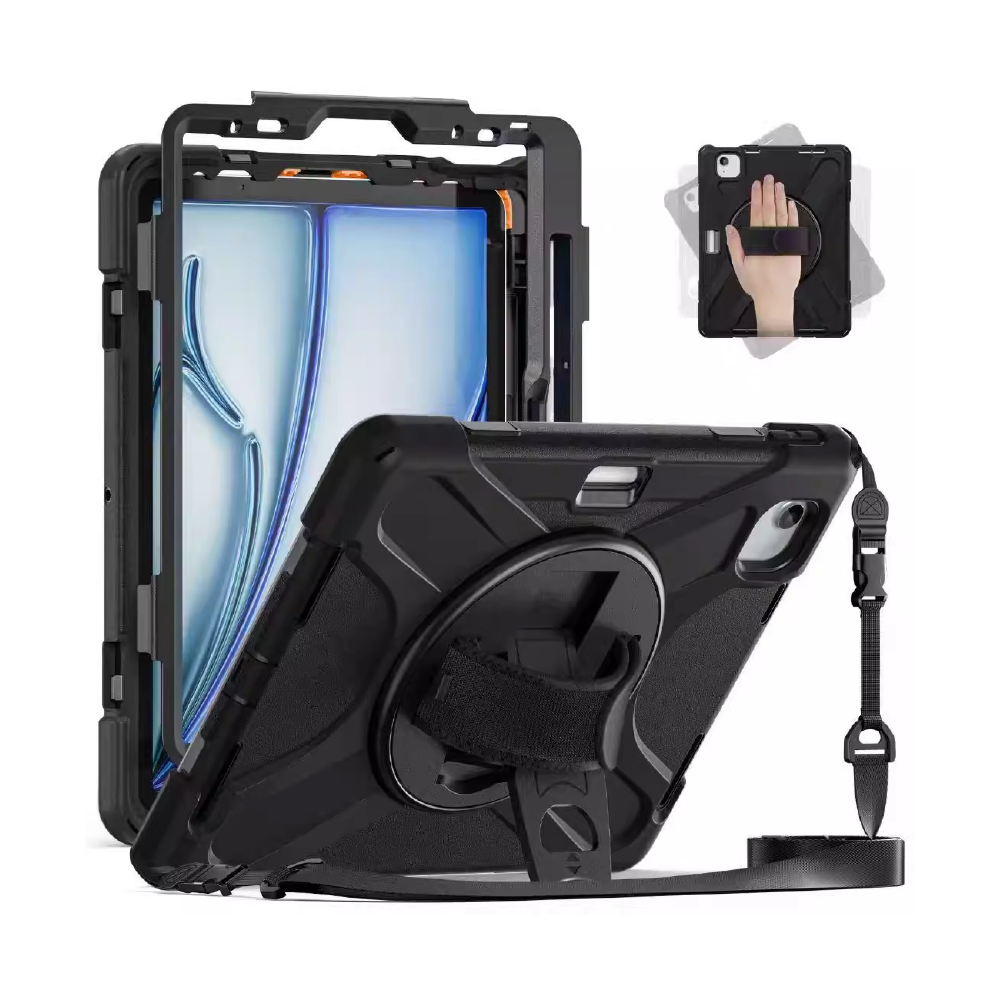 AJ Rotatable Case for Apple iPad Air 11inch Black