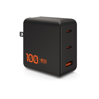 UAG 100W Wall Charger 3 Ports Black
