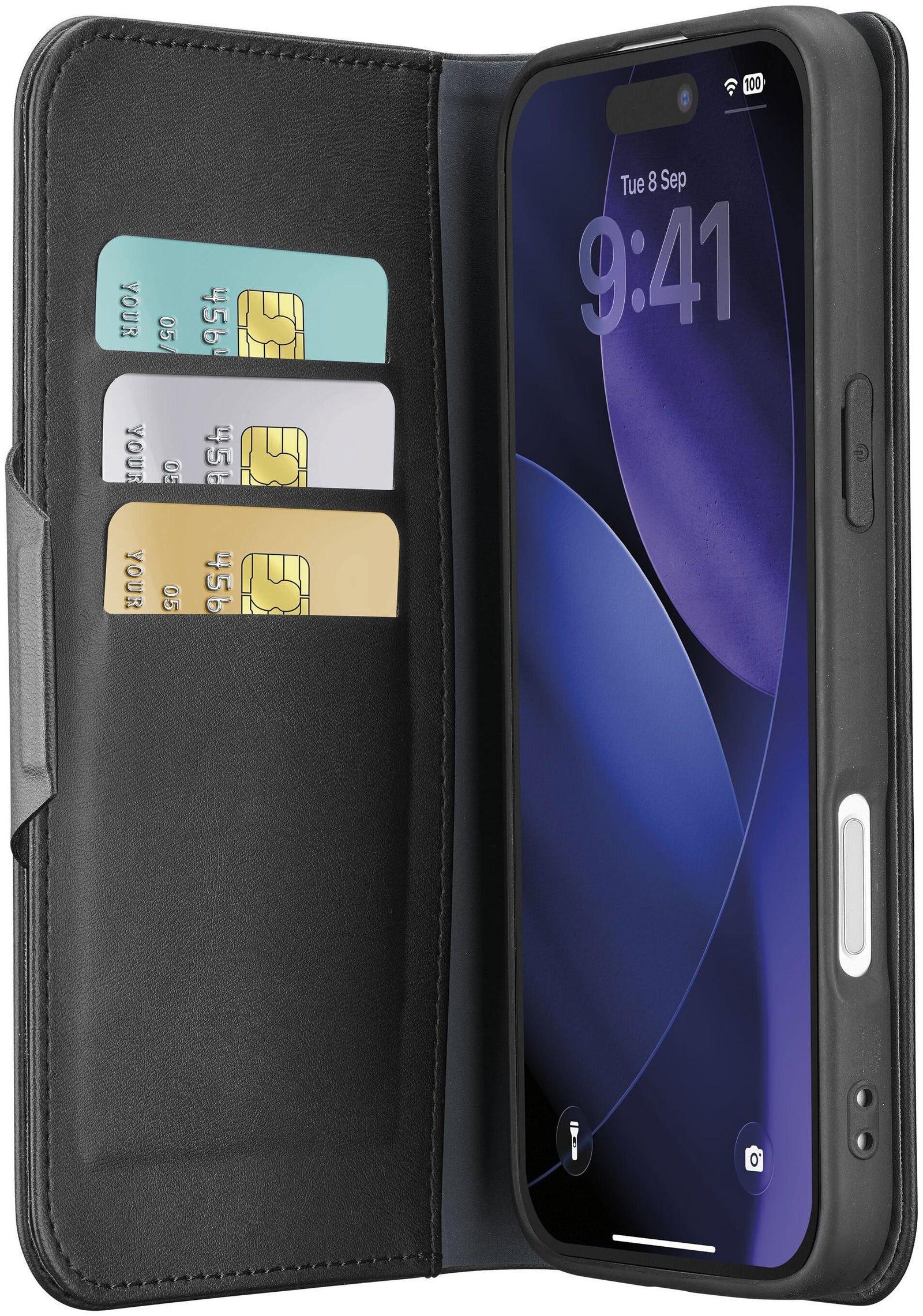 photo of Celluraline Book Case for Apple iPhone 18 Pro /17 Pro  - Black 2