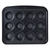 MasterPro 12-Cup Muffin Pan- Black