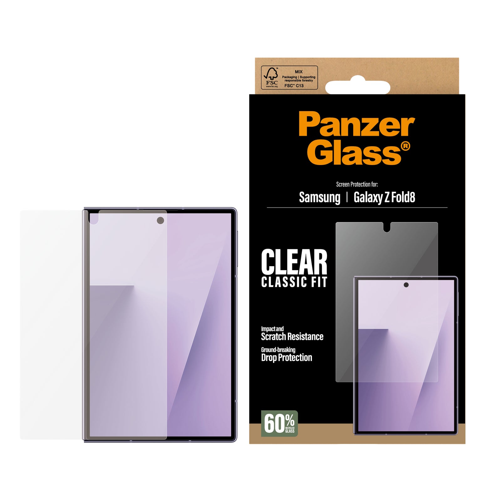 PanzerGlass Glass & Film Samsung Galaxy Fold8 Wide