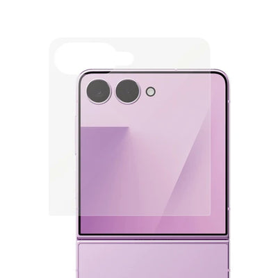 photo of PanzerGlass Glass&Film Samsung Galaxy Flip8 on a phone back view