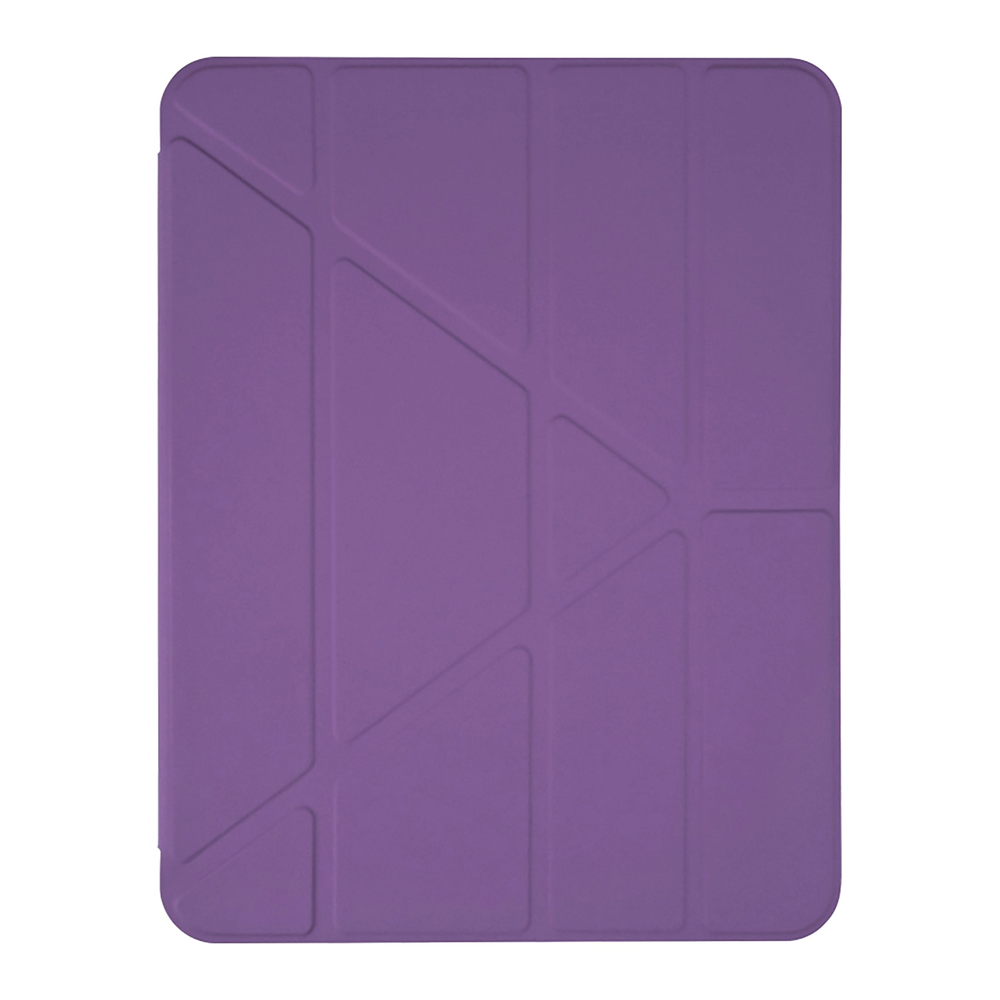 Pomologic Origami Case with Pencil Holder for iPad 10.9 Clear/Purple