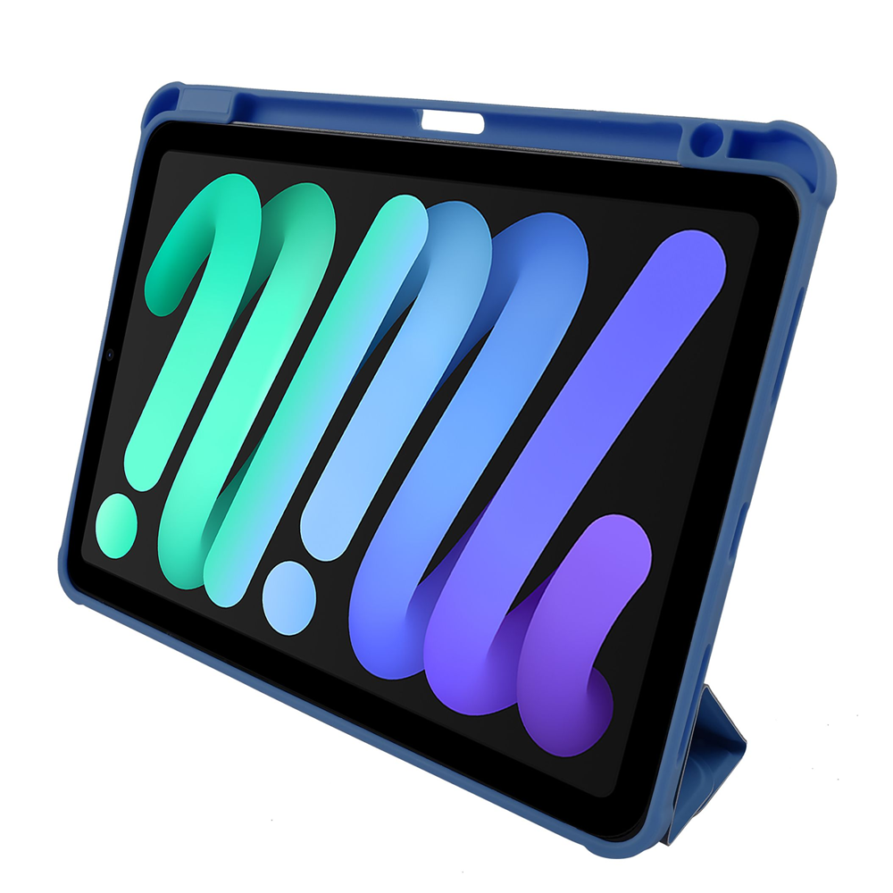 Pomologic Origami Case with Pencil Holder for iPad 10.9 Clear/Navy