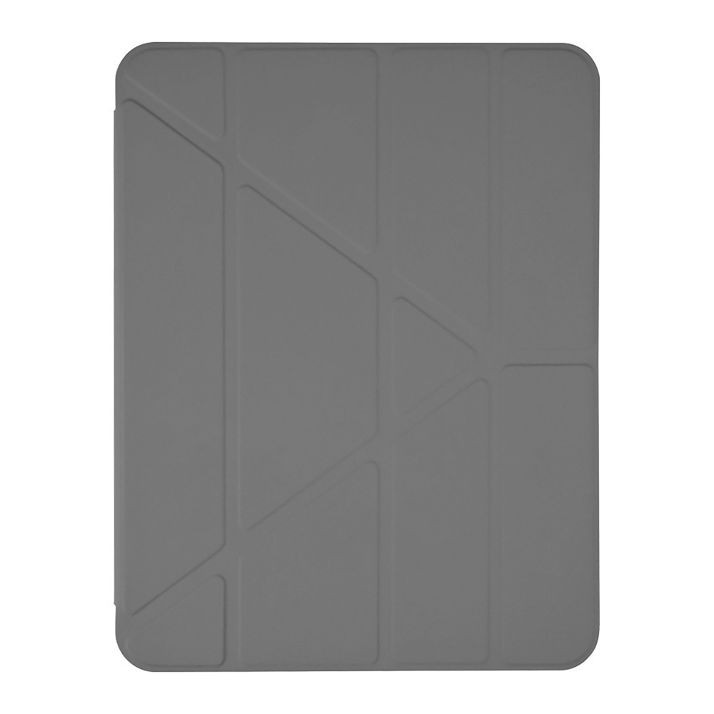Pomologic Origami Case with Pencil Holder iPad Air 11 Clear/Grey