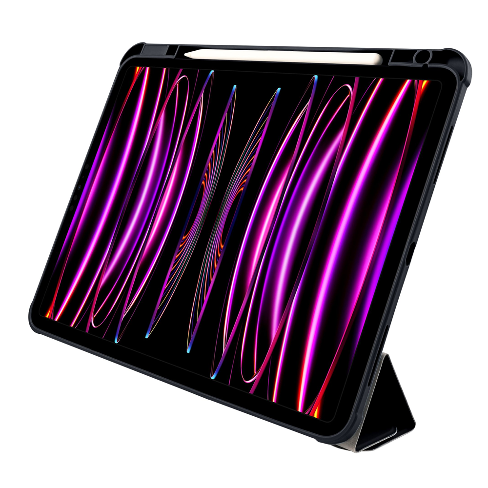 Pomologic Origami Case with Pencil Holder for iPad Pro 13 Clear/Black