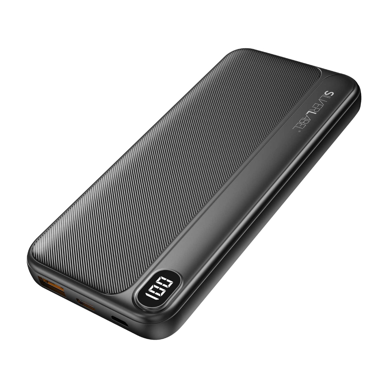 SilverLabel 10,000mAh Powerbank Black