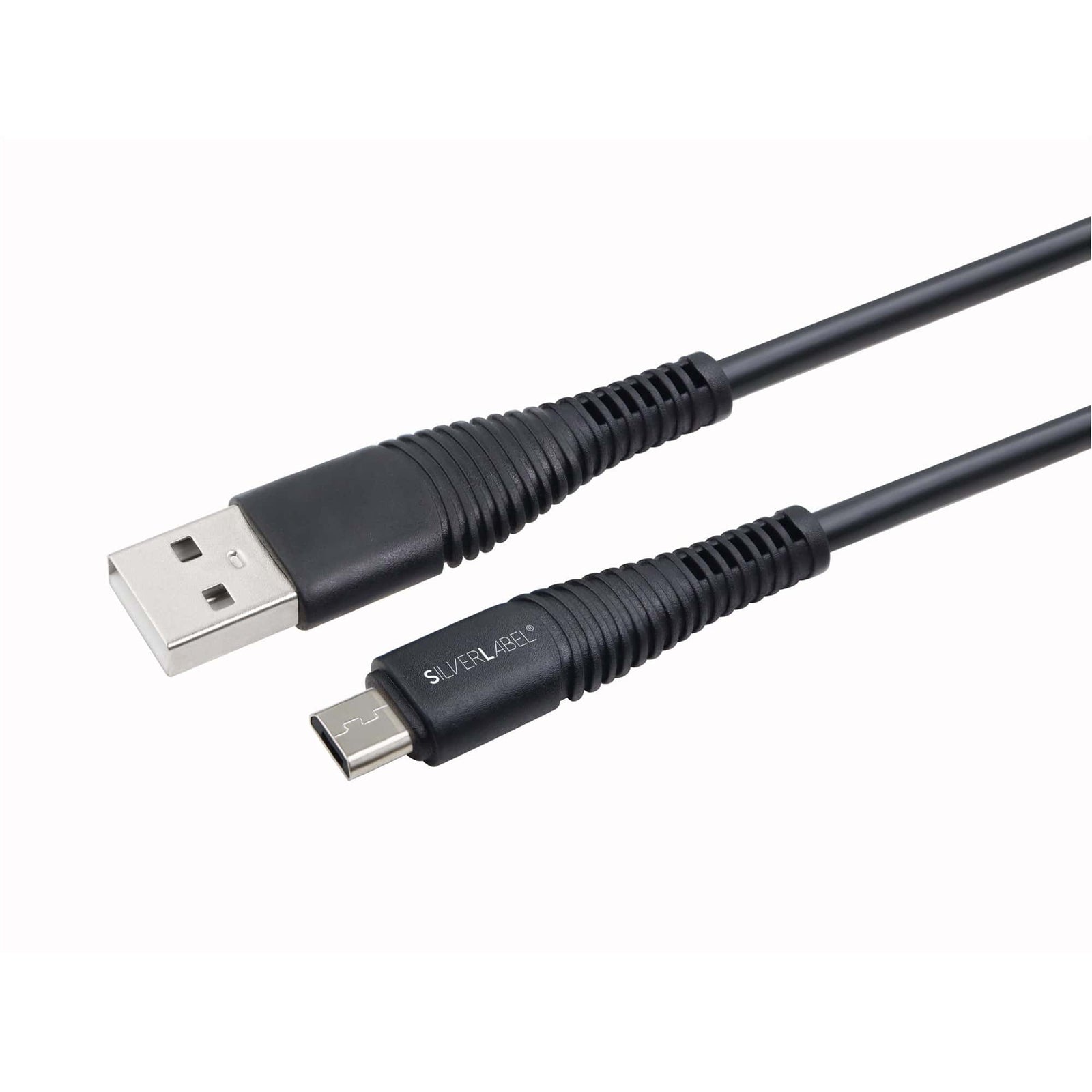 SilverLabel 1m Micro USB Cable Black 