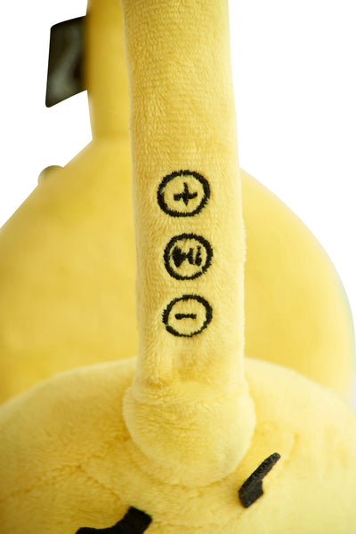 Photo of Squishmallows Plush Bluetooth Headphone Sunny control close up