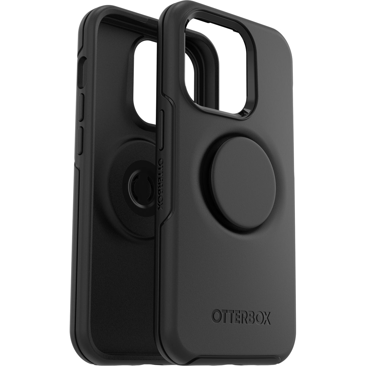 OtterBox Pop Symmetry Cover for iPhone 14 Pro - Black