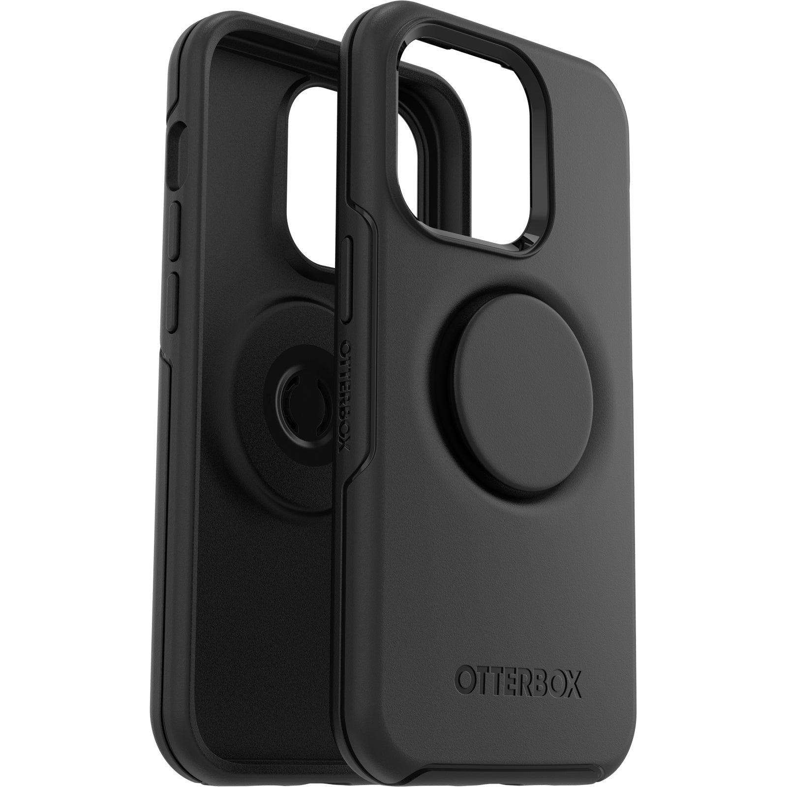 OtterBox Pop Symmetry Cover for iPhone 14 Pro - Black