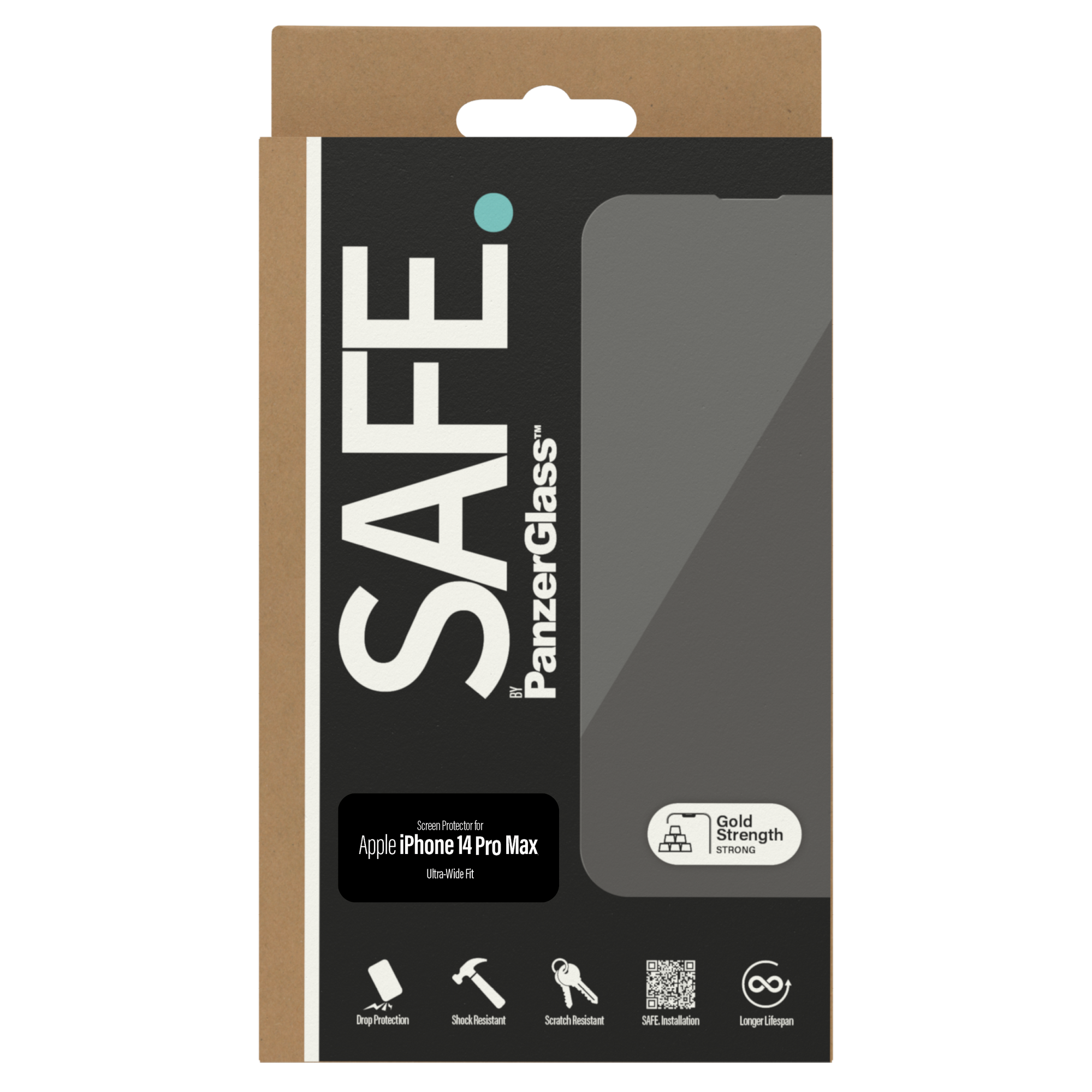 PanzerGlass Safe Screen Protector for iPhone 14 Pro Max - Clear