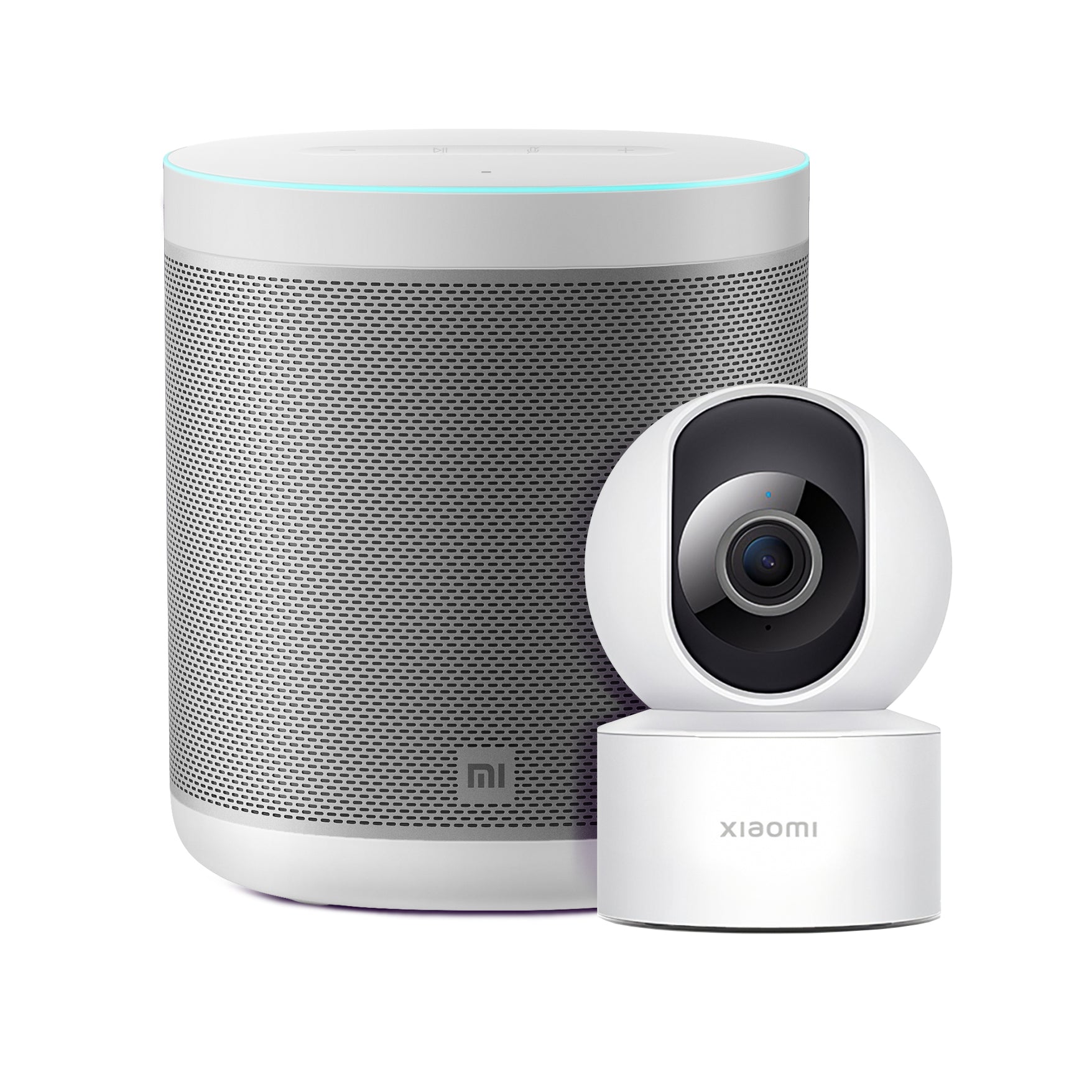 Xiaomi Mi Home Security Camera 360° & Mi Smart Speaker - White/Grey