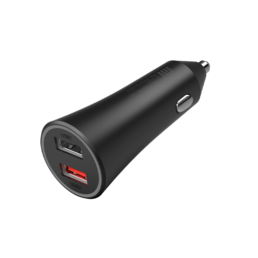 Xiaomi Mi 37W Dual-Port Car Charger - Black